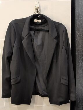 Skies Are Blue Black Classic Tailored Blazer